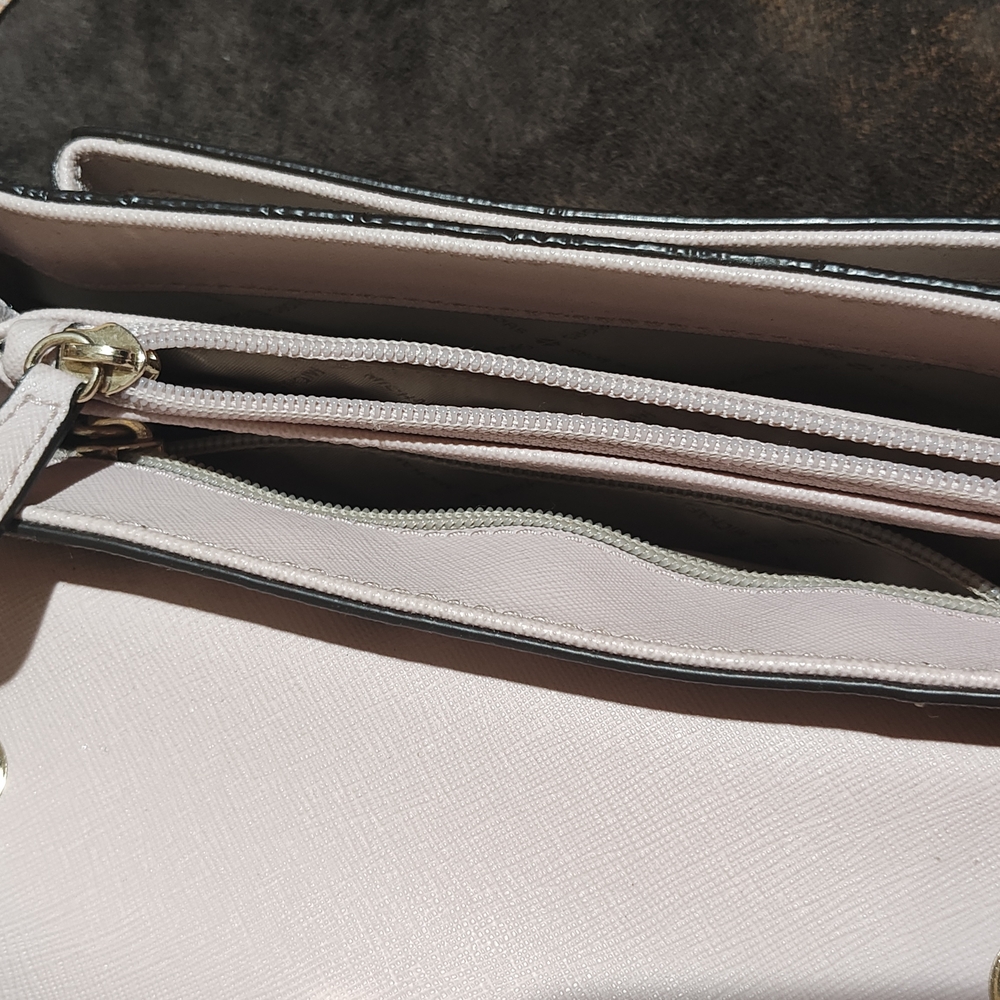 Ted Baker Pink and Gray Clutch with Minimalist Design - Picture 7 of 8
